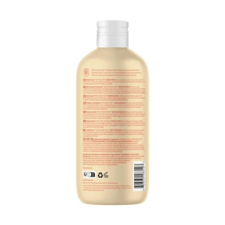 ATTITUDE Baby Leaves Bubble Bath Peer & Nectar 473 ML