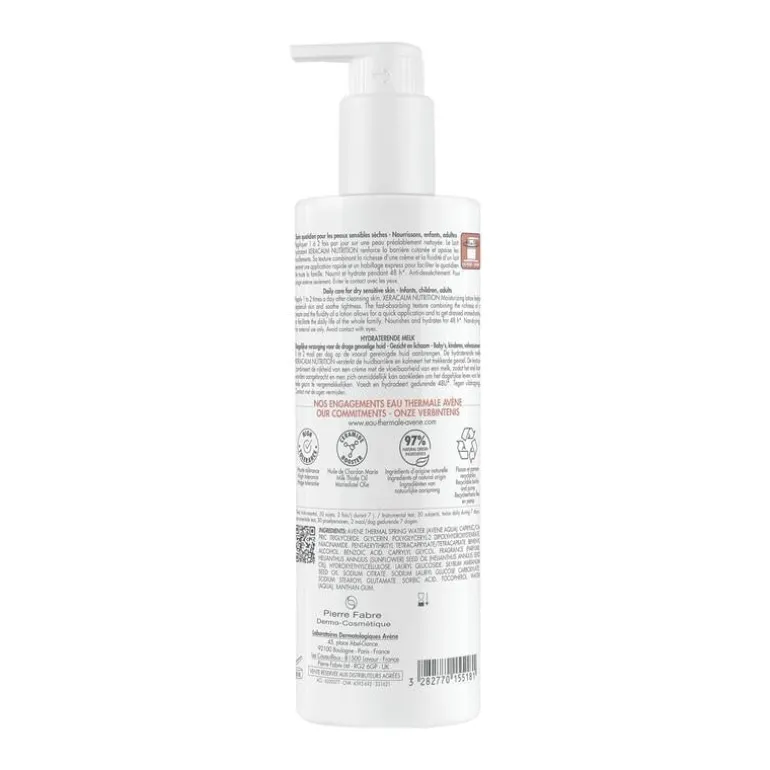 Avène Xeracalm Nutrition Hydraterende Melk 400 ML