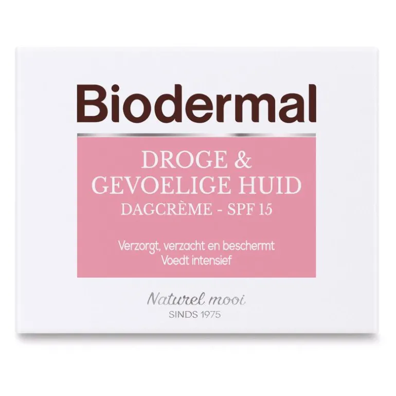 Biodermal Droge & Gevoelige Huid Dagcrème SPF 15 50 ML