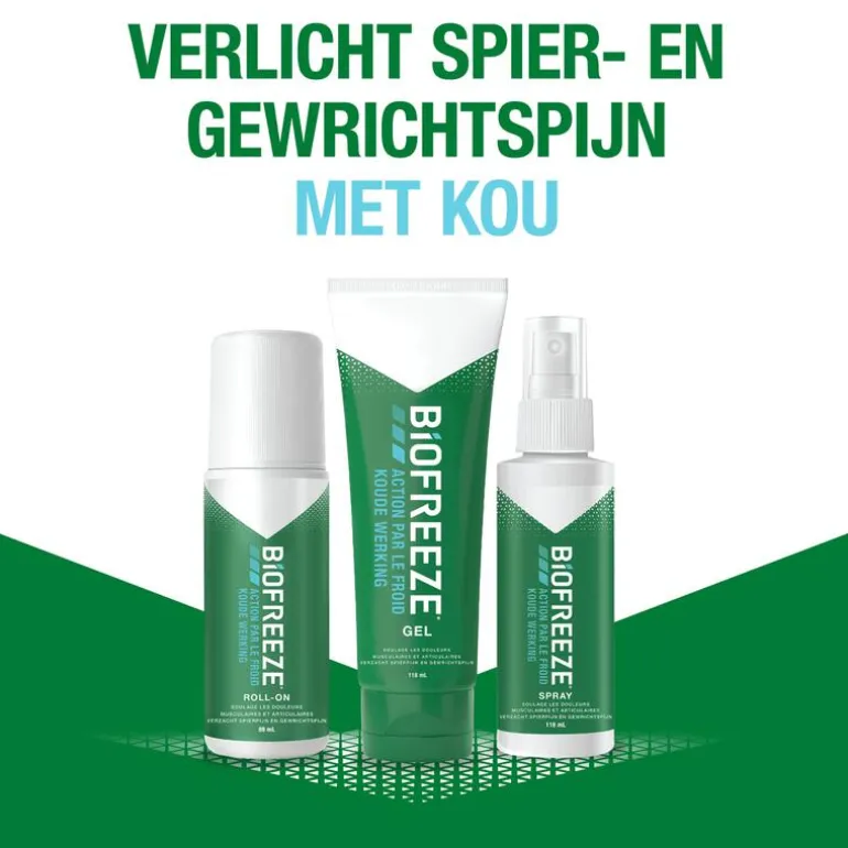 Biofreeze+ Cold Therapy Pain Relief Roll-On 82 GR