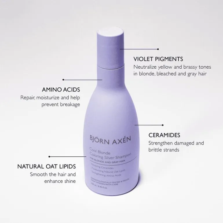 Bjorn Axen Cool Blonde Coloring Silver Shampoo 250 ML
