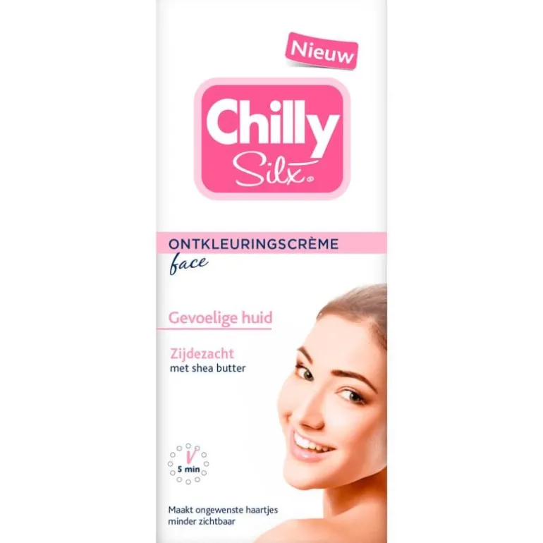 Chilly Silx Ontkleuringscrème Face Gevoelige Huid 60 GR