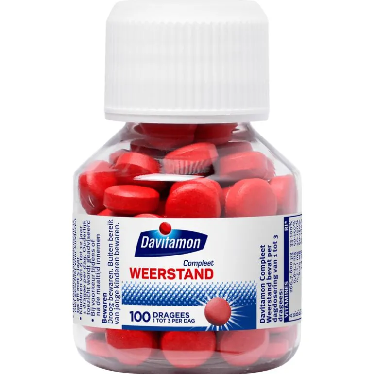 Davitamon Compleet Weerstand Met Vitamine C & D 100 Stuks
