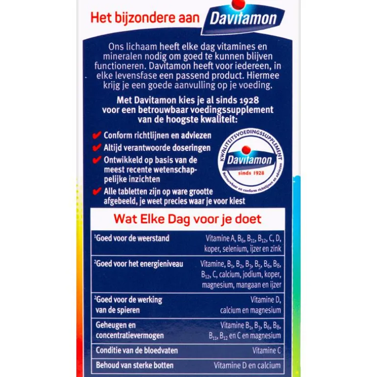 Davitamon Elke Dag Multivitamine 90 Tabletten
