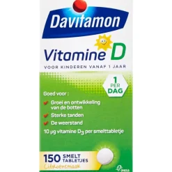 Davitamon Kind Vitamine D Smelttabletten Citroen