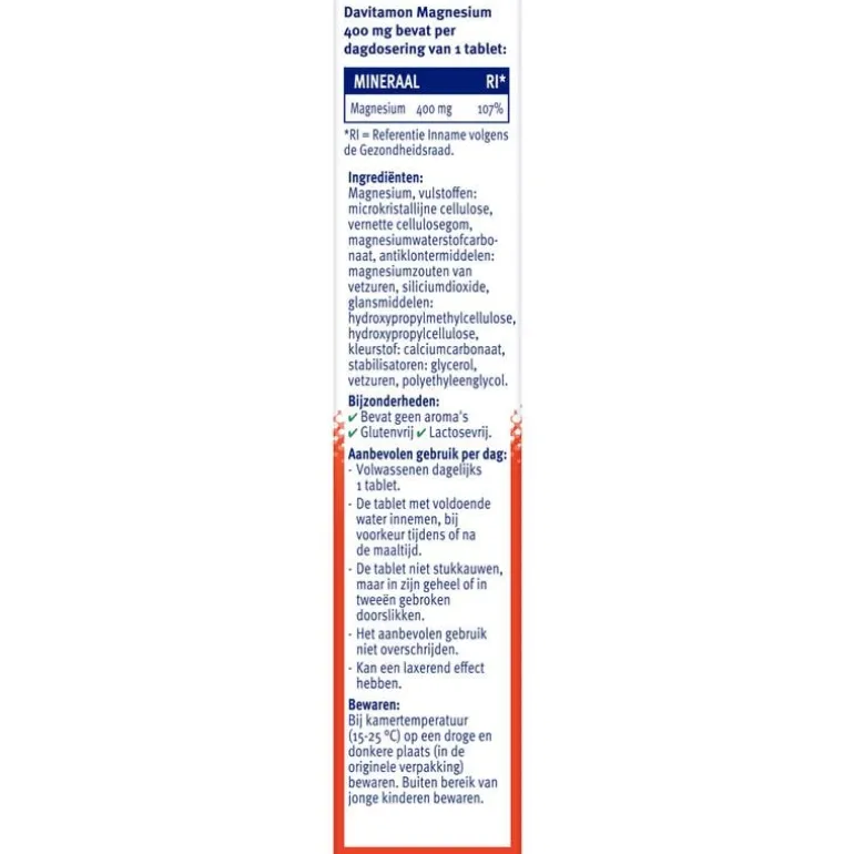 Davitamon Magnesium 400 mg Tabletten