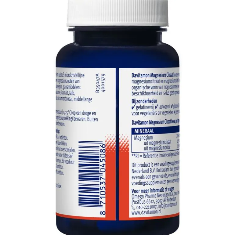 Davitamon Magnesium Citraat Tabletten 50+10 stuks