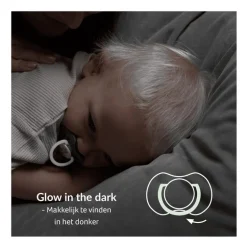 Difrax Dynamic Fopspeen 6-18M Night&Day Boy