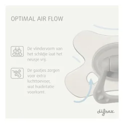 Difrax Fopspeen Natural 12+ Maanden Glow in the dark BPA-vrij