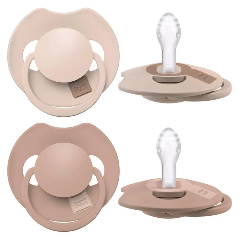 Difrax LOVI Prime Fopspeen Nude/Blush0-6 maanden