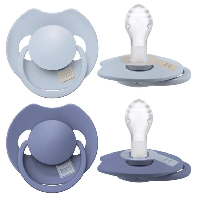 Difrax LOVI Prime Fopspeen Baby Blue/Blue18+ maanden