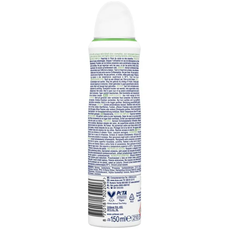 Dove Advanced Care Go Fresh Cucumber & Green Tea Deodorant Spray 150 ML