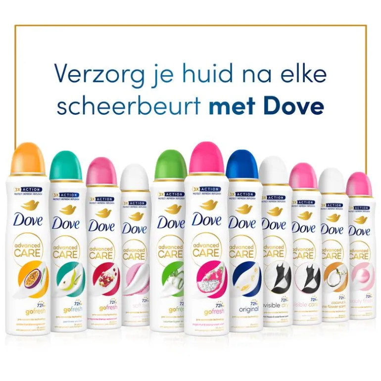 Dove Advanced Care Original Anti-Transpirant Deodorant Spray 200 ML