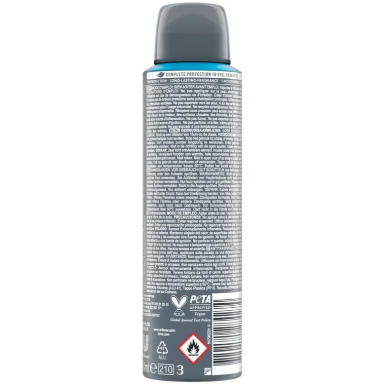 Dove Men+Care Advanced Clean Comfort Anti-Transpirant Deodorant Spray 150 ML