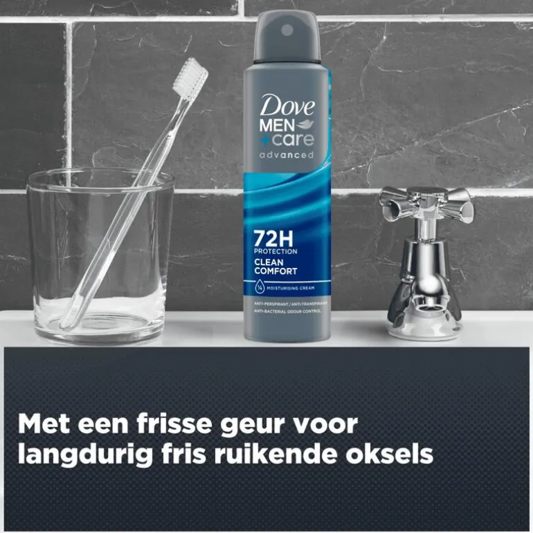 Dove Men+Care Advanced Clean Comfort Anti-Transpirant Deodorant Spray 150 ML
