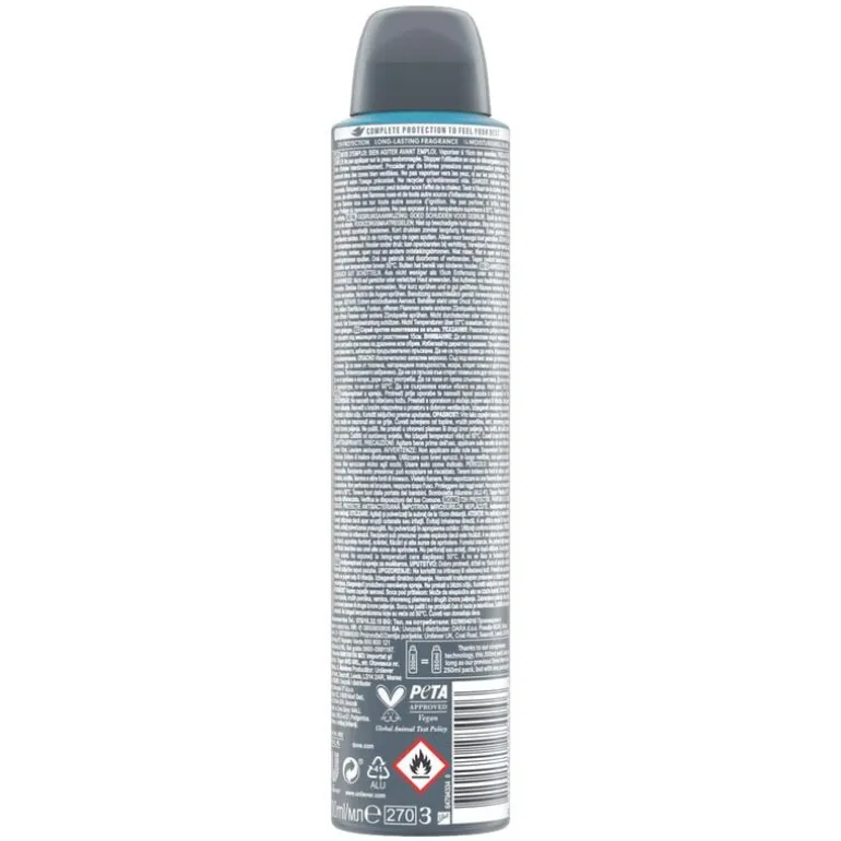 Dove Men+Care Advanced Clean Comfort Anti-Transpirant Deodorant Spray 200 ML