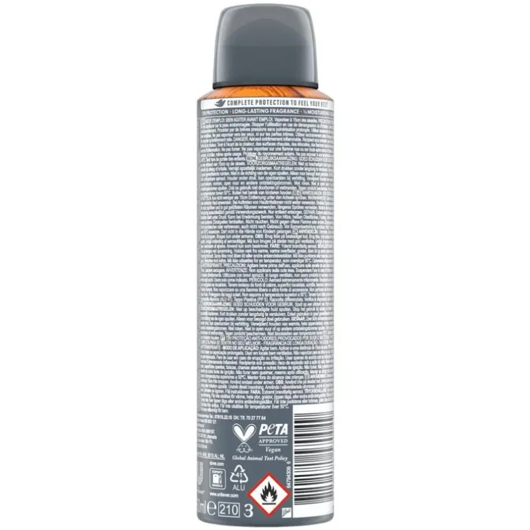 Dove Men+Care Advanced Sandalwood + Vanille Deodorant Spray 150 ML