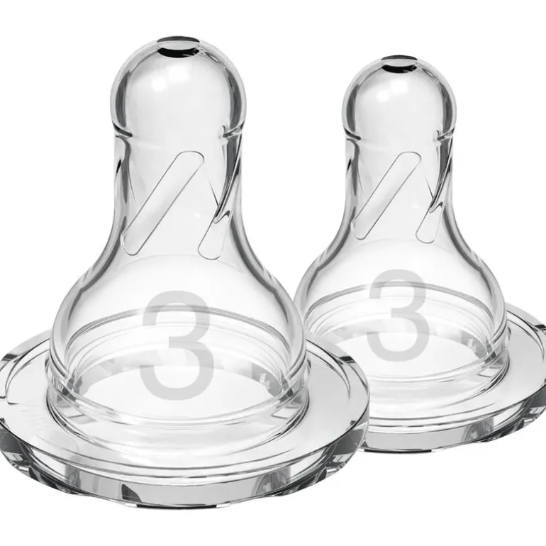 Dr. Brown’s Flesspeen 6+ Maanden Fase 3 Smalle Halsfles 2 stuks