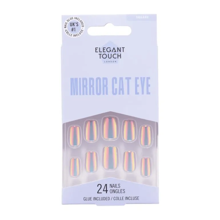 Elegant Touch Mirror Cat Eye Opaline Nepnagels 24 stuks