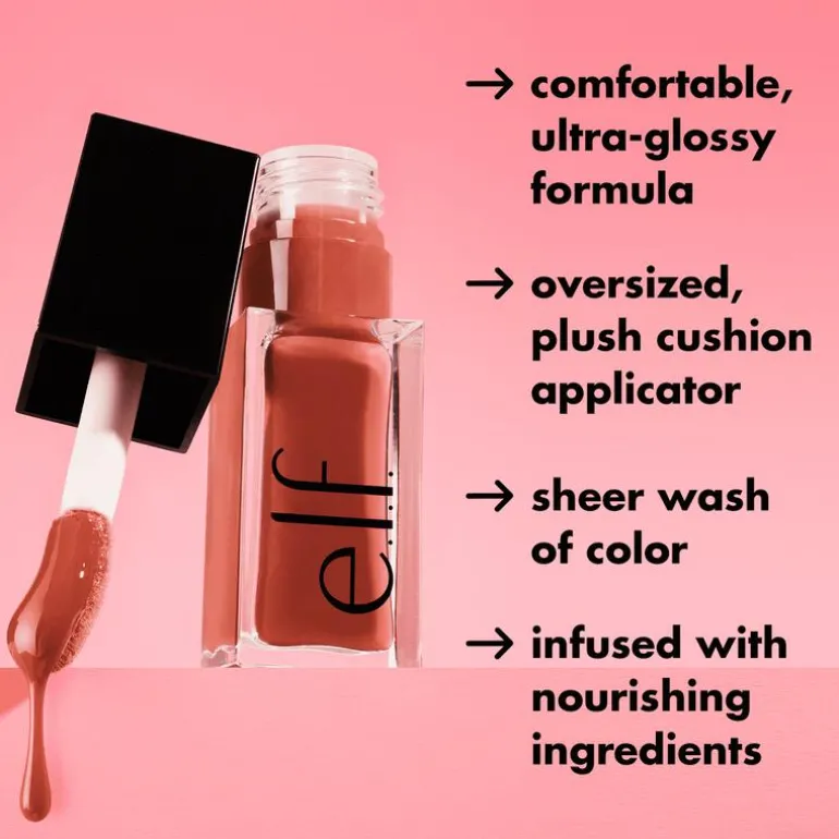 e.l.f. Glow Reviver Lip Oil Red Delicious