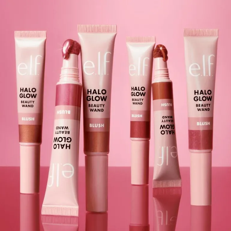 e.l.f. Halo Glow Blush Beauty Wand Berry Radiant
