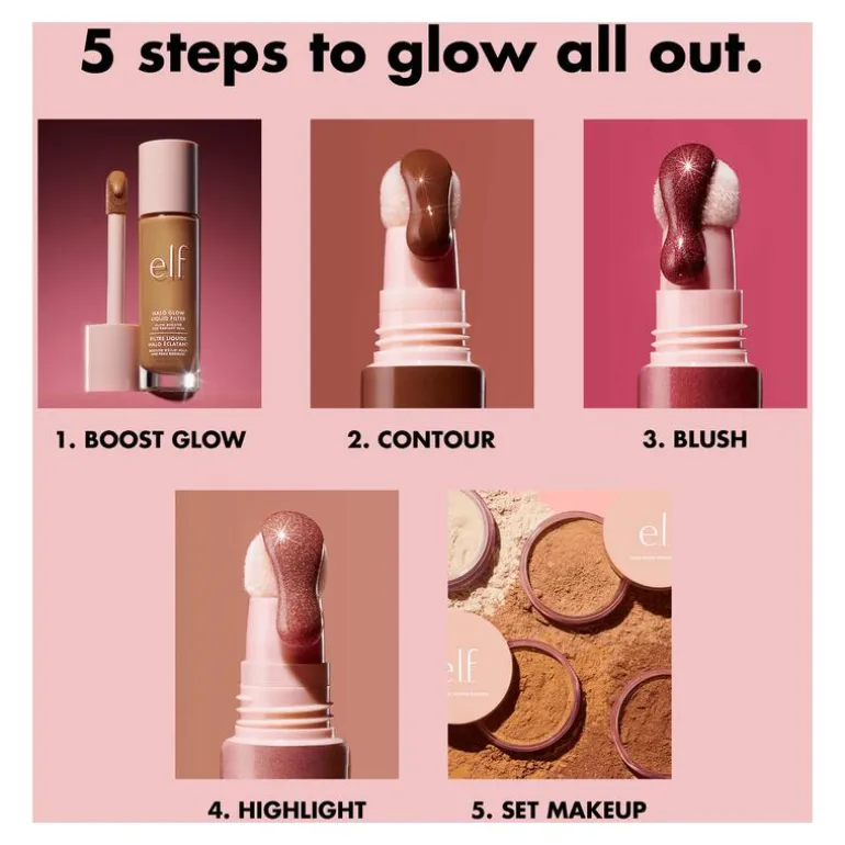 e.l.f. Halo Glow Contour Beauty Wand Medium/Tan