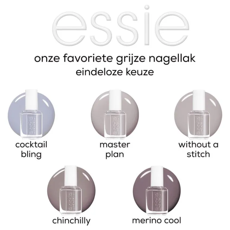 essie Luxe Effects Nagellak Grijs 278 Set In Stones 13,5 ML