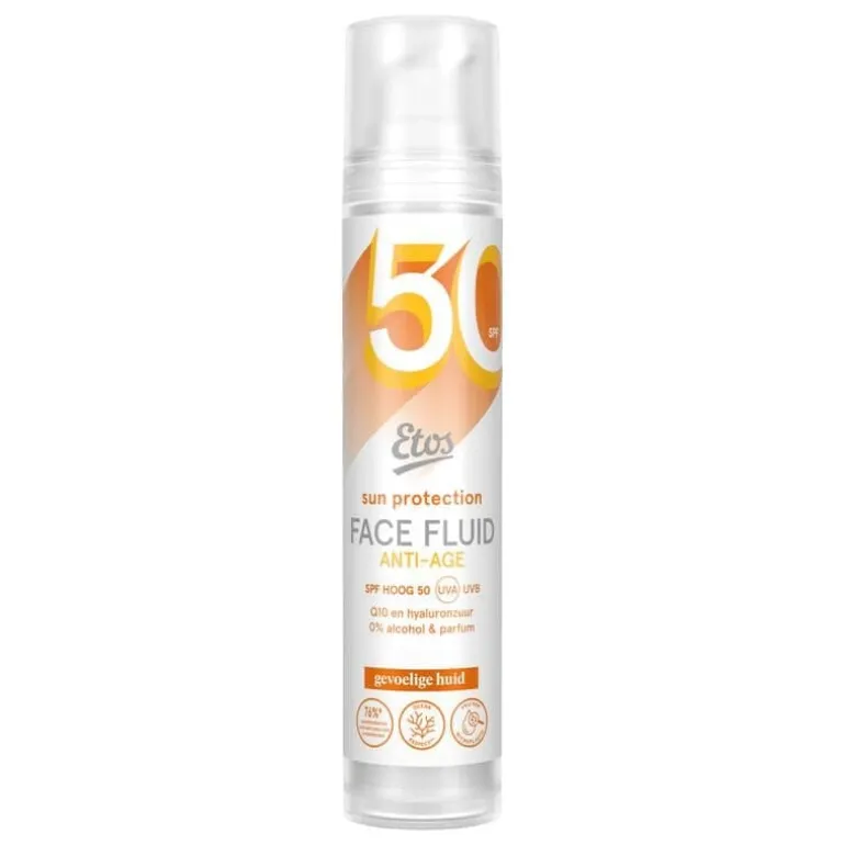 Etos Anti-Age Gezichtszonnebrand SPF50 Gevoelige Huid