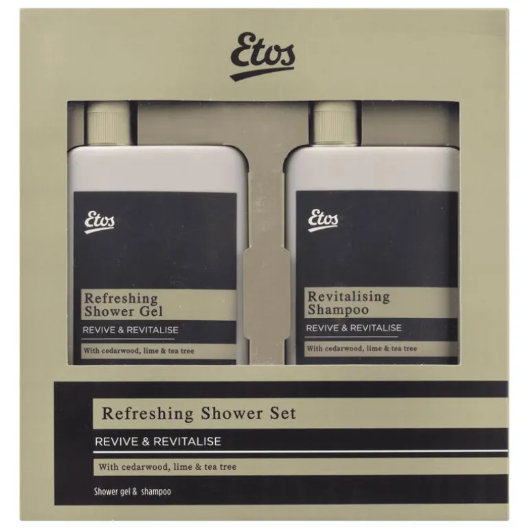 Etos Cadeauset met Douchegel & Shampoo 200ml