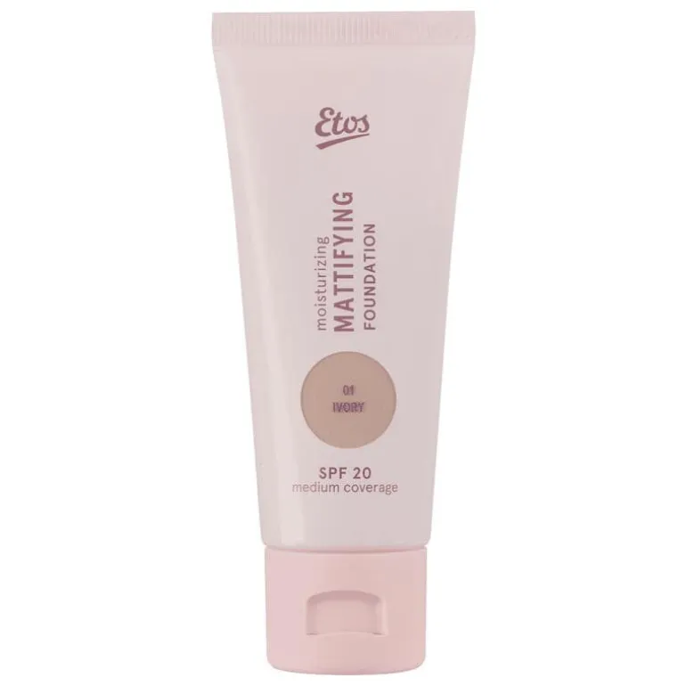 Etos Moisturizing Mattifying Foundation SPF 20 01 Ivory