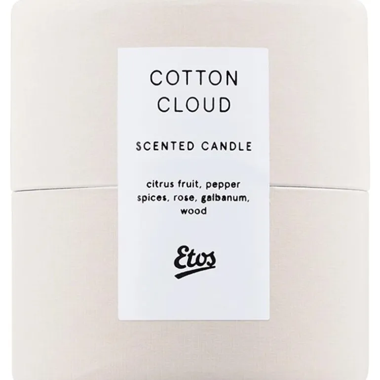 Etos Scented Glass In Sliding Tube Cotton Cloud