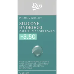 Etos Silicone Hydrogel Zachte Maandlenzen -3.50 3st.