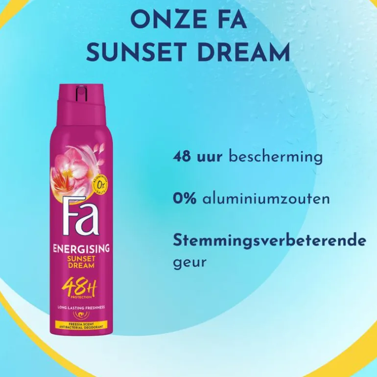 Fa Sunset Love Deodorant Spray 150 ML