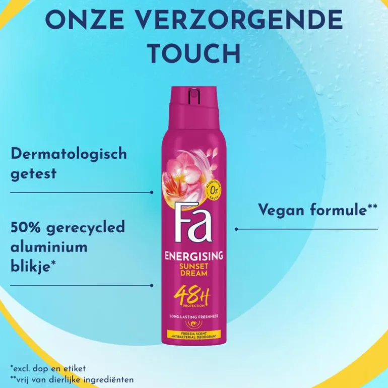 Fa Sunset Love Deodorant Spray 150 ML