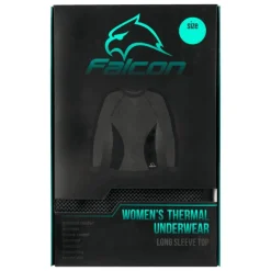 Falcon Thermoshirt Dames Antraciet Maat L