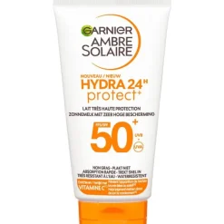 Garnier Ambre Solaire Hydra 24H Protect Lotion Zonnebrandcrème SPF 50 50ml Reisformaat Waterresistent