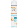 Garnier Ambre Solaire Over Make-up Super UV Mist SPF50 met Glycerine, Vitamine E en Hyaluronzuur 75ml