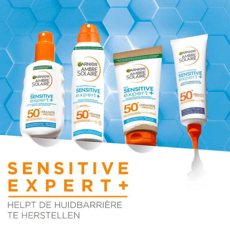 Garnier Ambre Solaire Sensitive Expert Zonnespray SPF50+ 150 ML