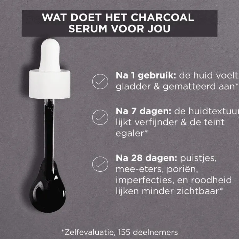 Garnier PureActive AHA + BHA Charcoal Anti-Onzuiverheden Serum 30 ML