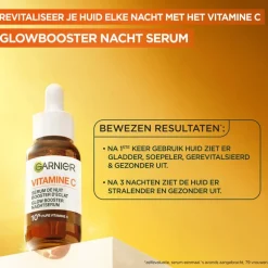 Garnier Skinactive 10% Pure Vit C Anti-Pigment Nachtserum + Hyaluron 30 ML