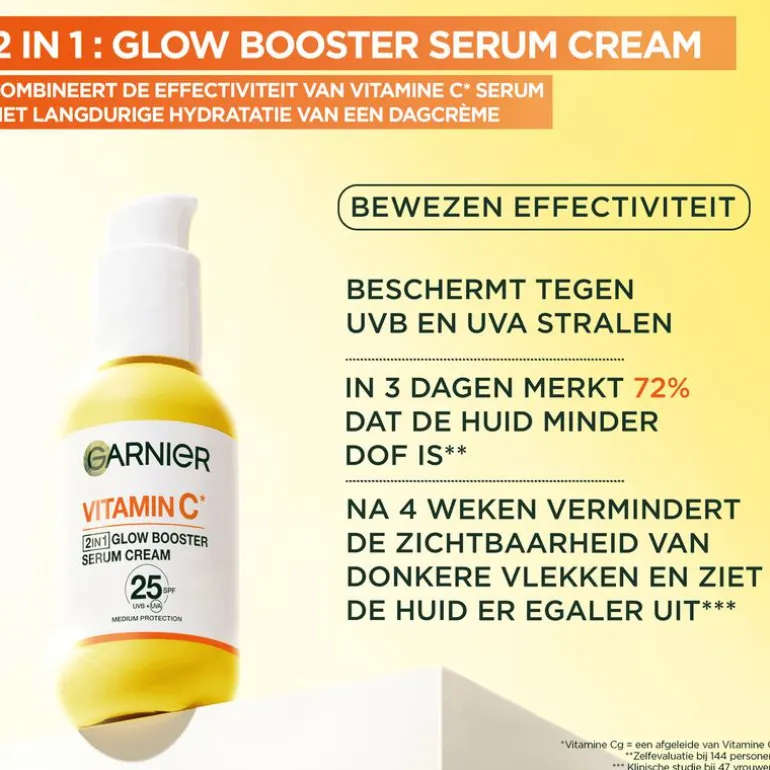 Garnier SkinActive Serum Cream Vitamine C SPF 25 50 ML