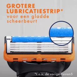 Gillette Fusion5 Power Navulmesjes 4 Stuks