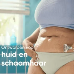 Gillette Venus Voor Huid en Schaamhaar Scheersysteem + Exfoliant
