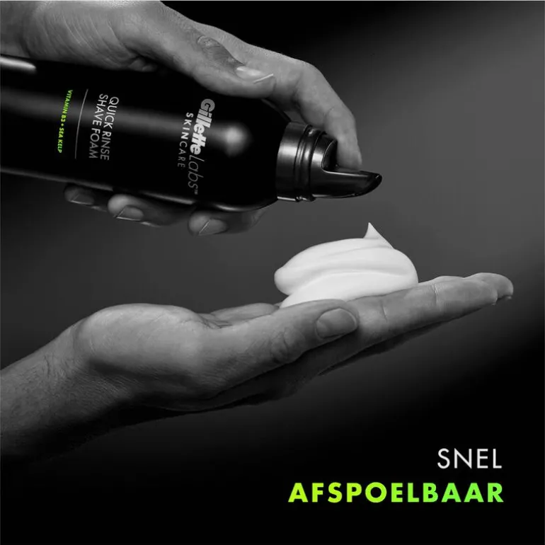 GilletteLabs Scheerschuim Snel Afspoelbaar 240 ML