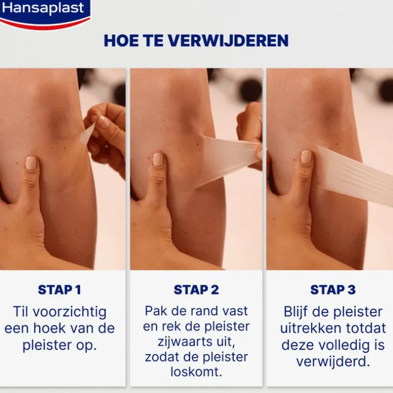 Hansaplast Second Skin Protectoin Waterproof en Transparante Pleister Strips 6 stuks