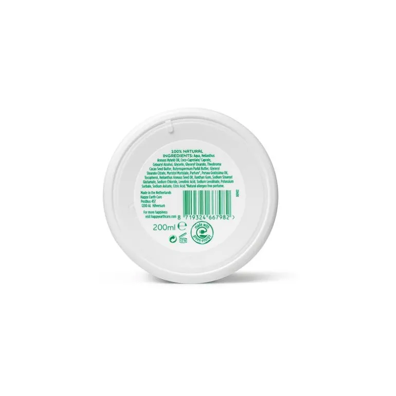 Happy Earth 100% Natural Nourishing Body Cream 200ml