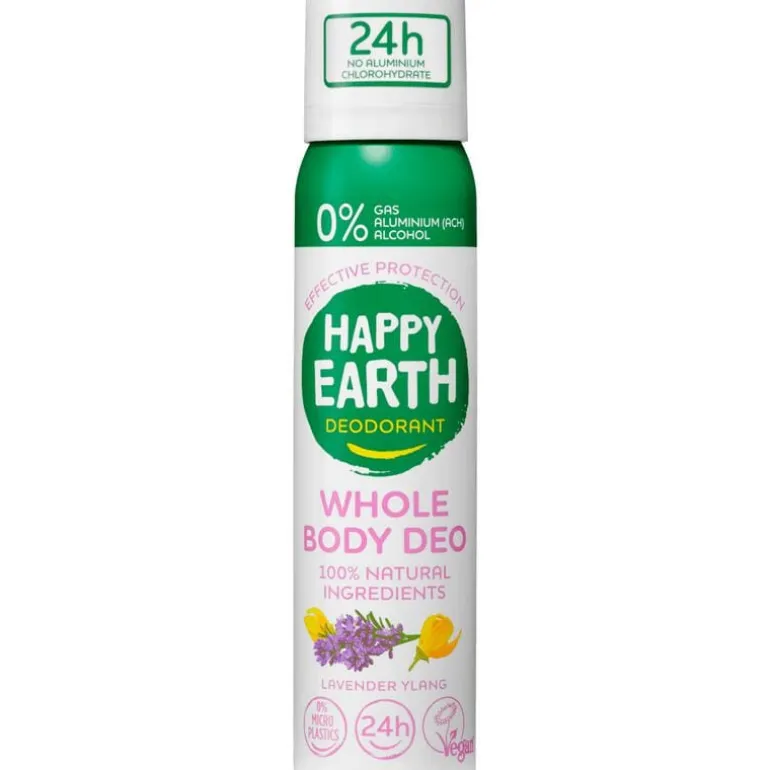 Happy Earth 100% Natural Whole Body Deo Spray Lavender Ylang 100ML