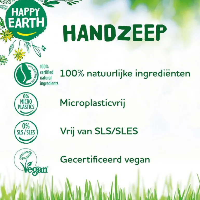 Happy Earth Jasmin Ho Wood 100% Natuurlijke Handzeep 300 ML