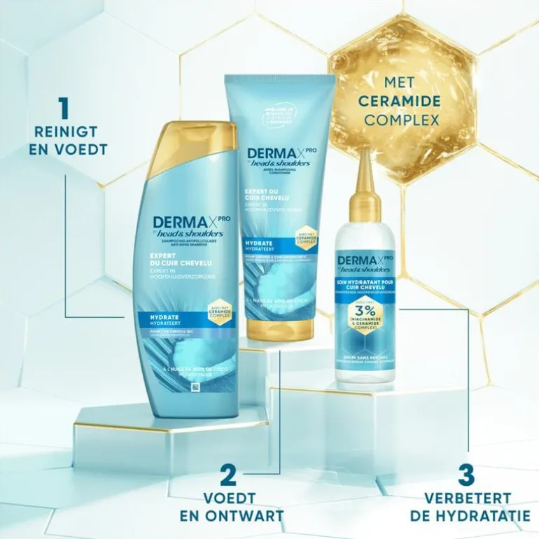 Head & Shoulders Derma X Pro Hydrateert Hoofdhuidbalsem Anti-roos 145ML