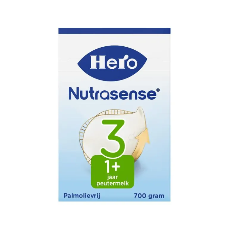 Hero Nutrasense Classic Peutermelk 3 (1+jr) met melkvet 700 GR